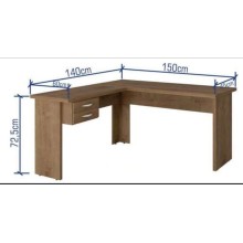 Mesa Escritório MDF...